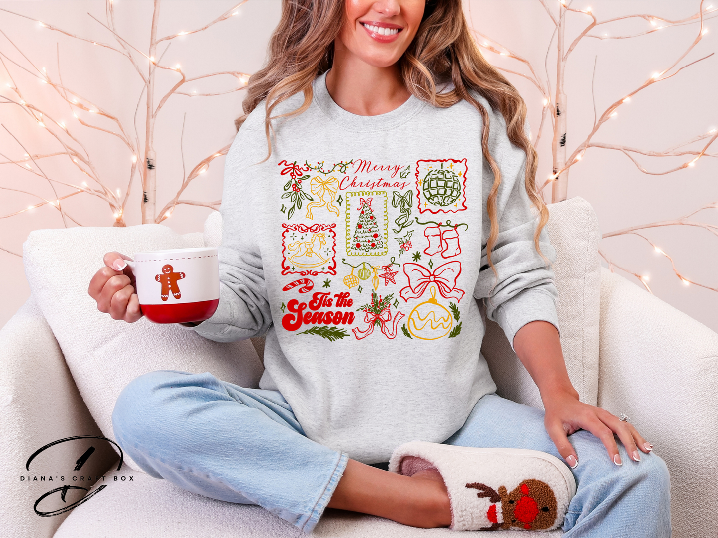 Merry Christmas Retro Sweatshirt