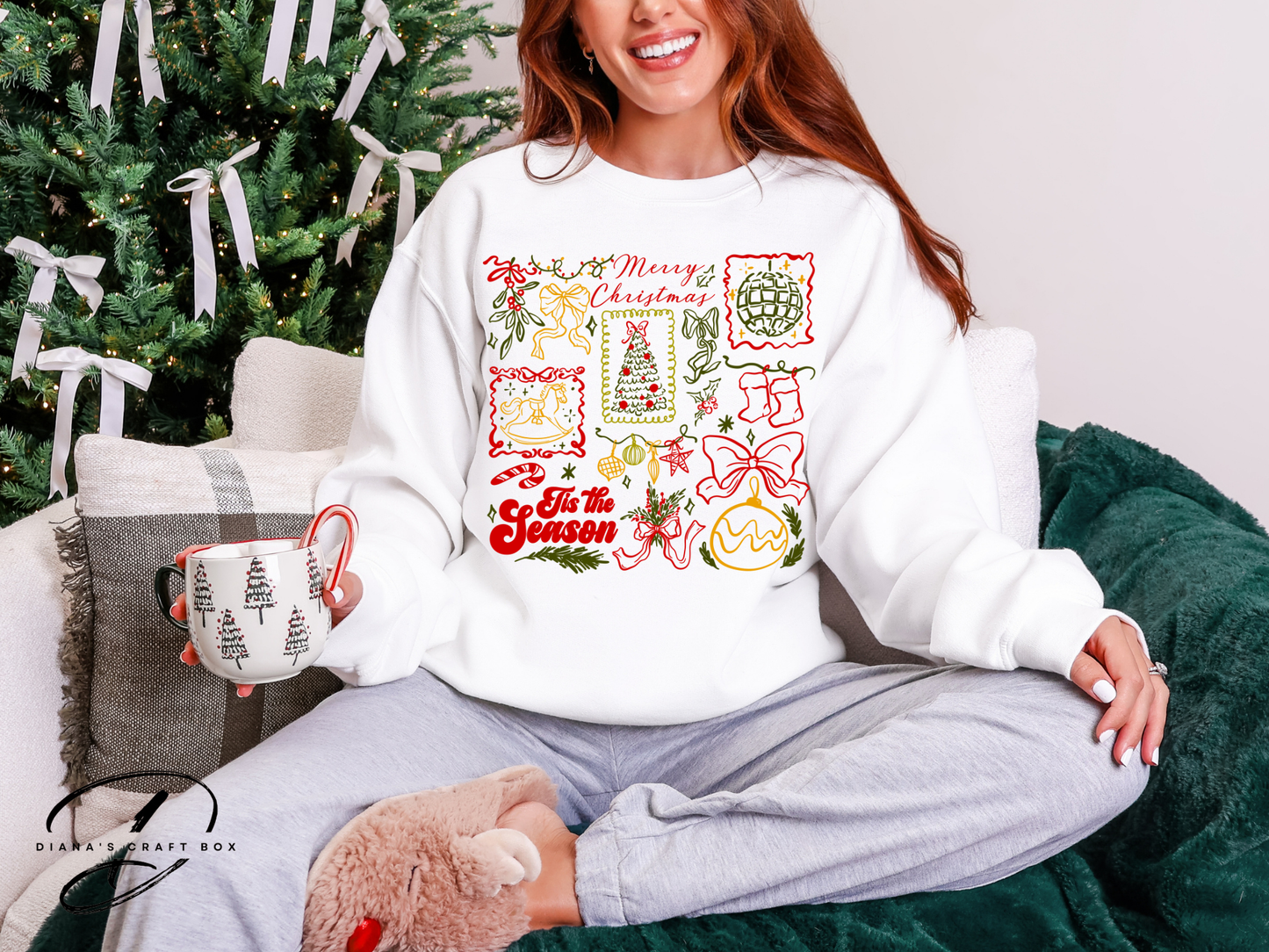 Merry Christmas Retro Sweatshirt