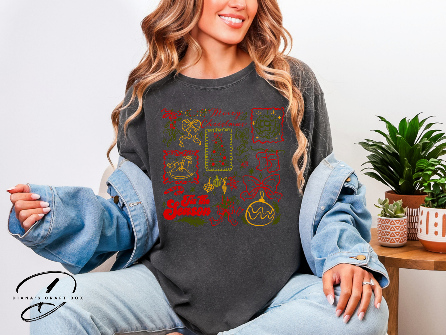 Merry Christmas Retro T-shirt