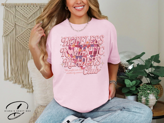 Hopeless Romantic Readers Club T-shirt