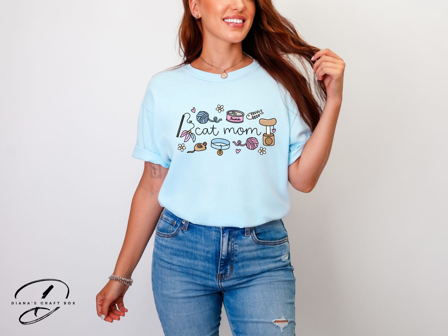 Cat mom coquette T-shirt
