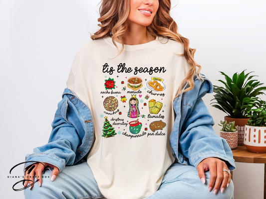 Tis the season hispanic coquette T-shirt