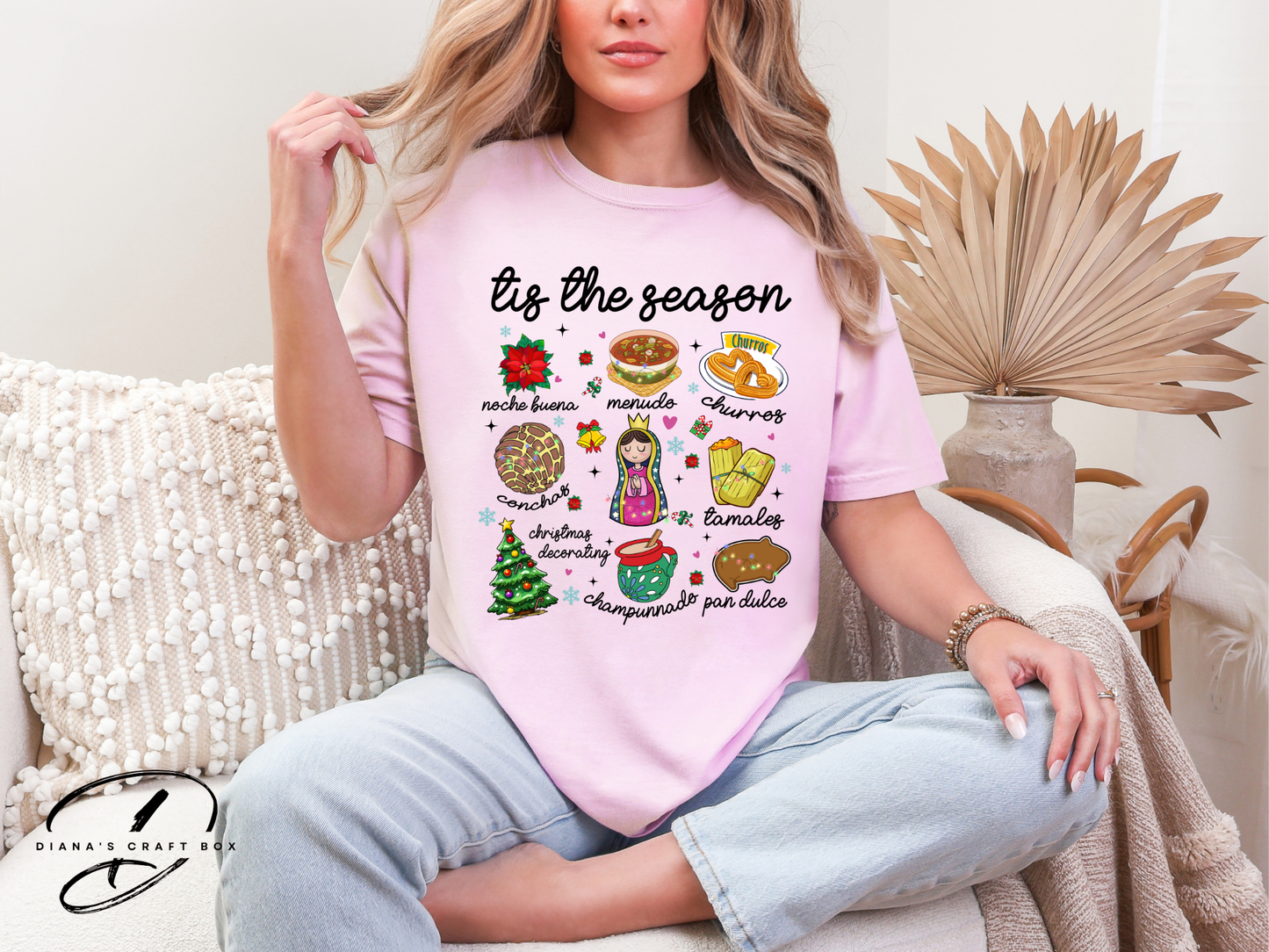 Tis the season hispanic coquette T-shirt