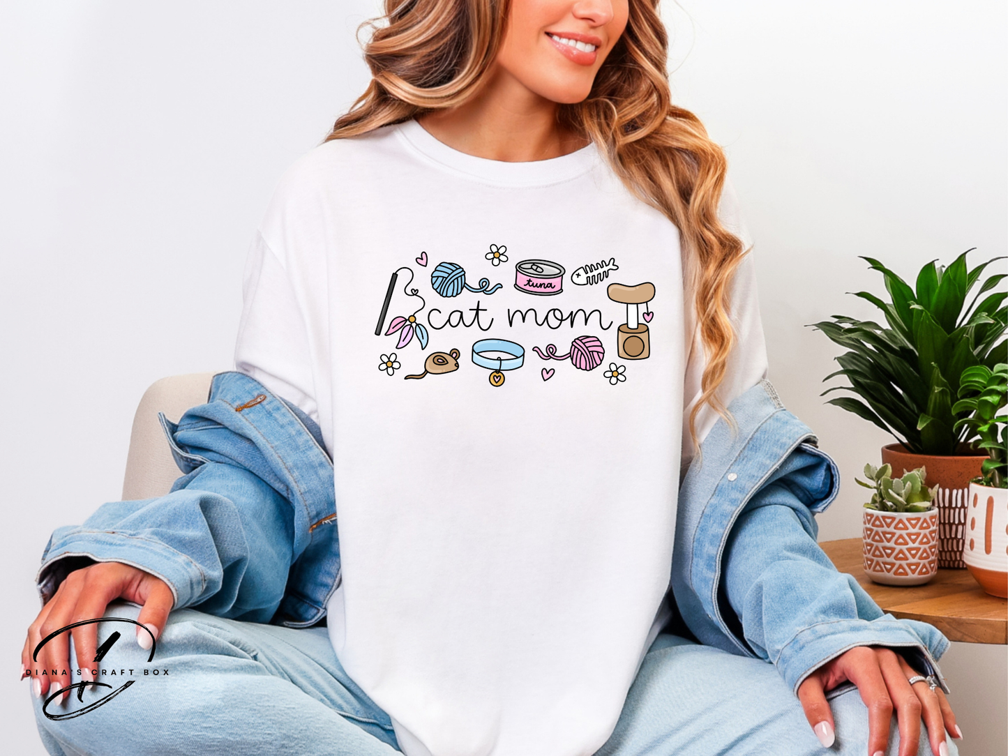 Cat mom coquette T-shirt