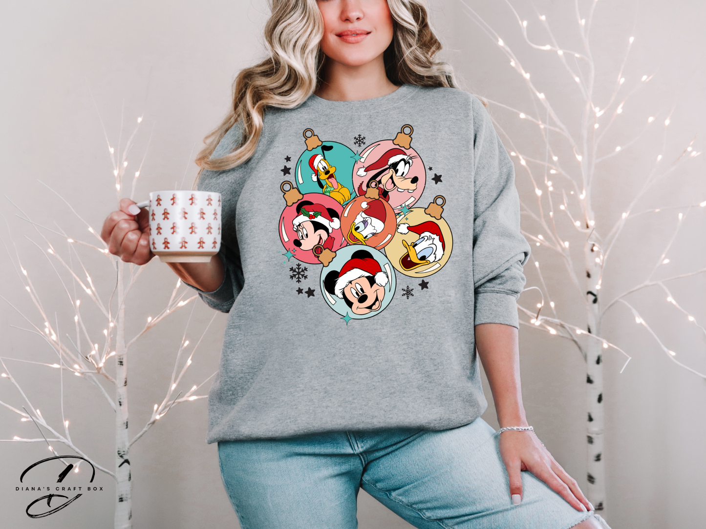 M and Friends Ornaments Sweatshirt