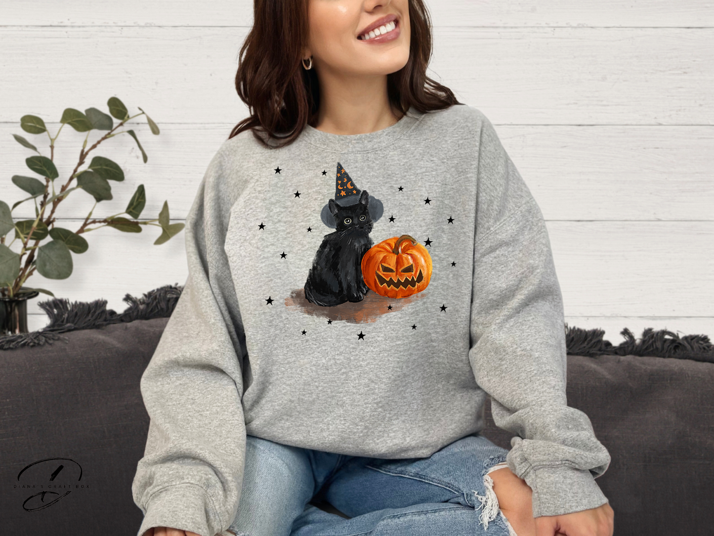 Black Cat Sweatshirt