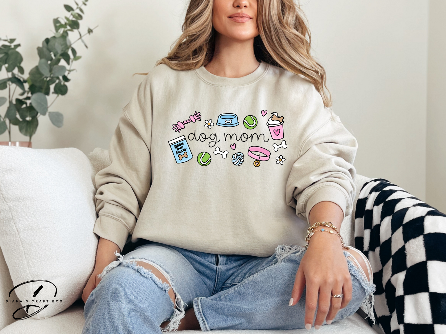 Dog mom Coquette Sweatshirt
