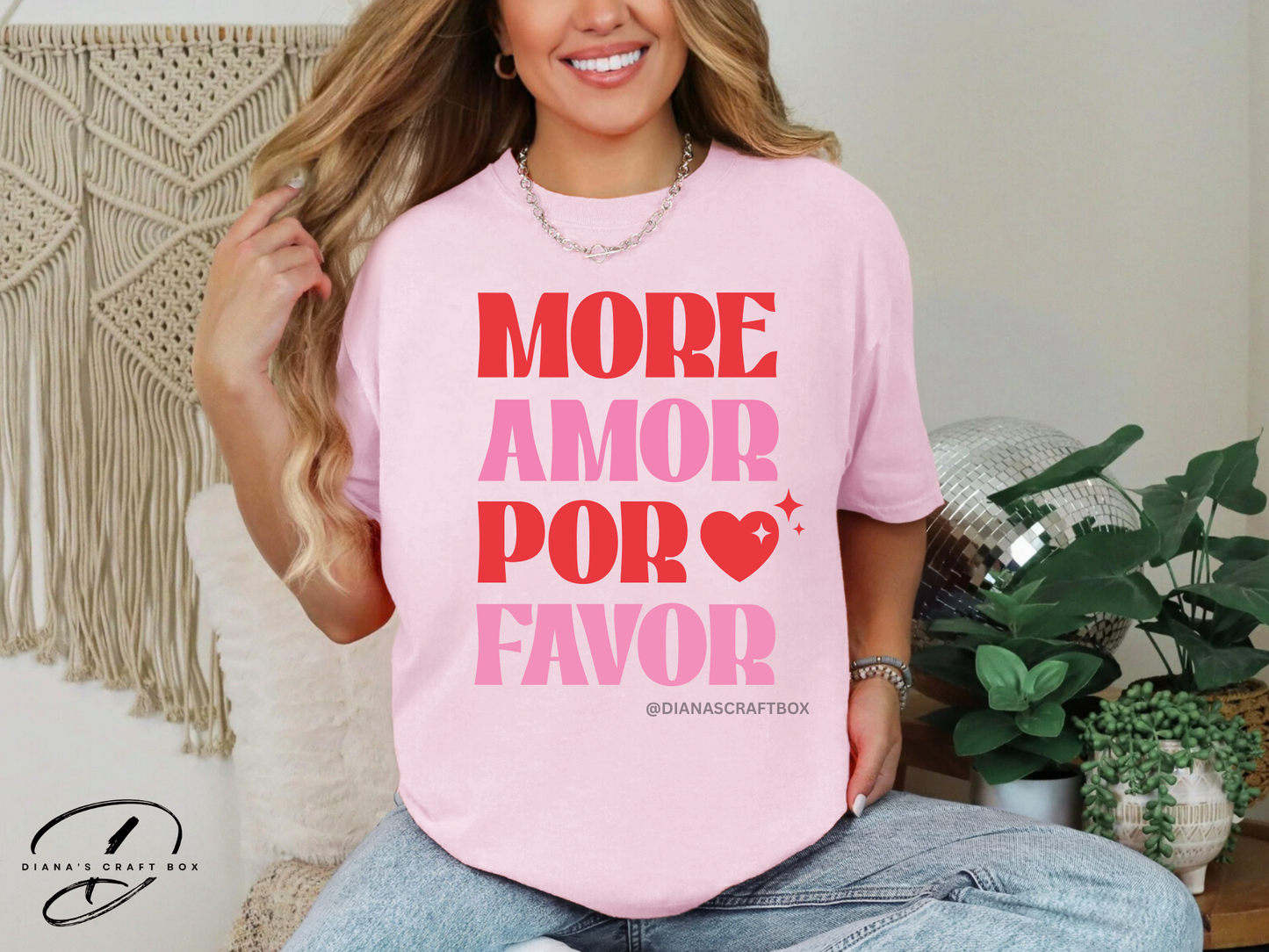 More amor por favor (bold letters)