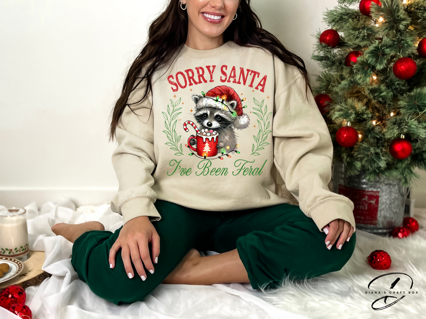 Sorry Santa I've been feral Sweatshirt