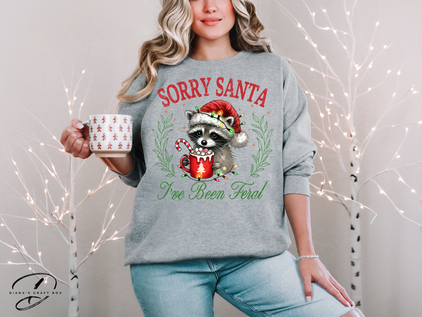 Sorry Santa I've been feral Sweatshirt