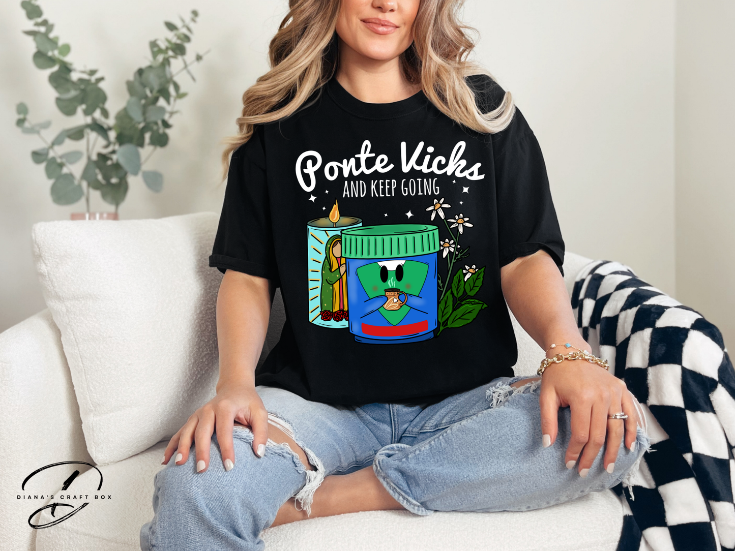 Ponte Vicks and keep going (white font)