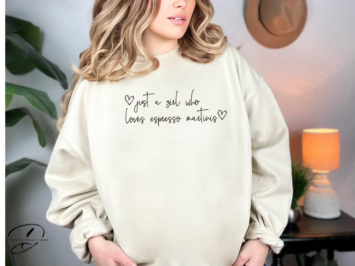 Just a girl who loves espresso martinis Sweatshirt