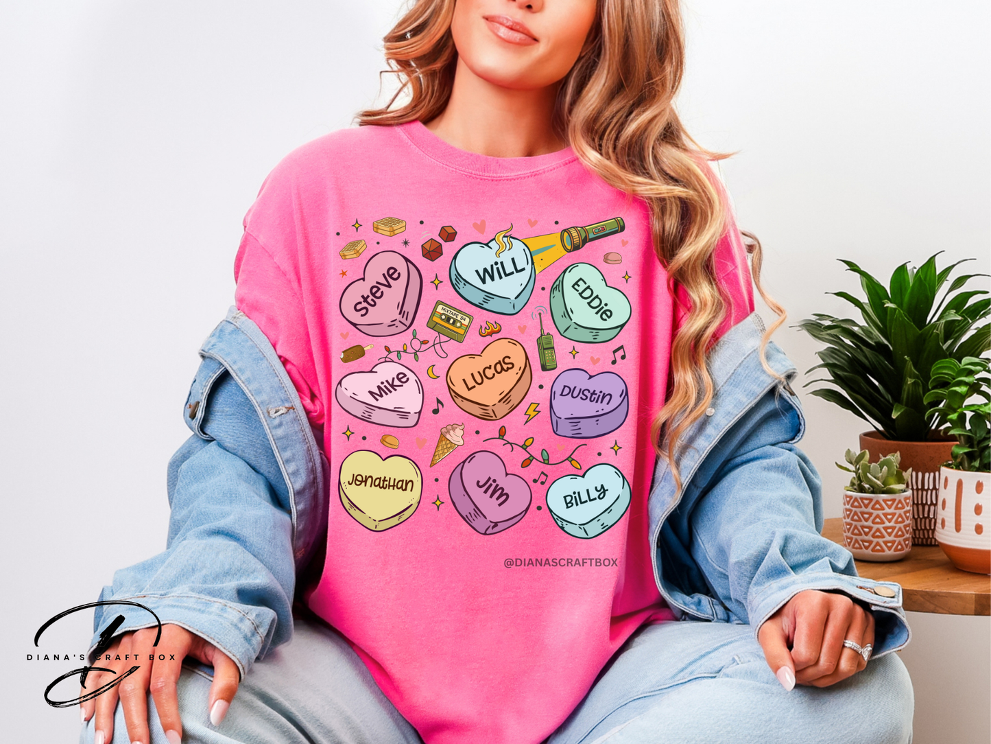 Stranger things Valentines t-shirt