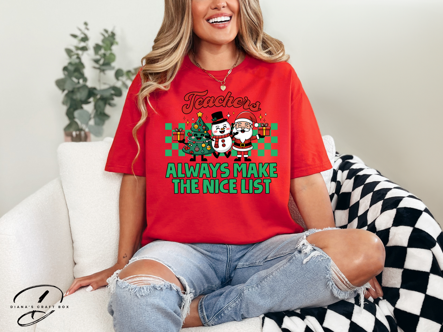 Teachers always make the nice list T-shirt