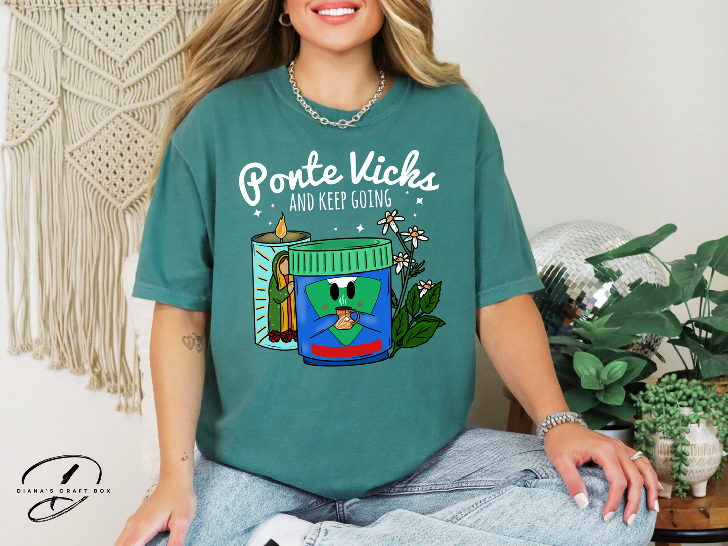 Ponte Vicks and keep going (white font)