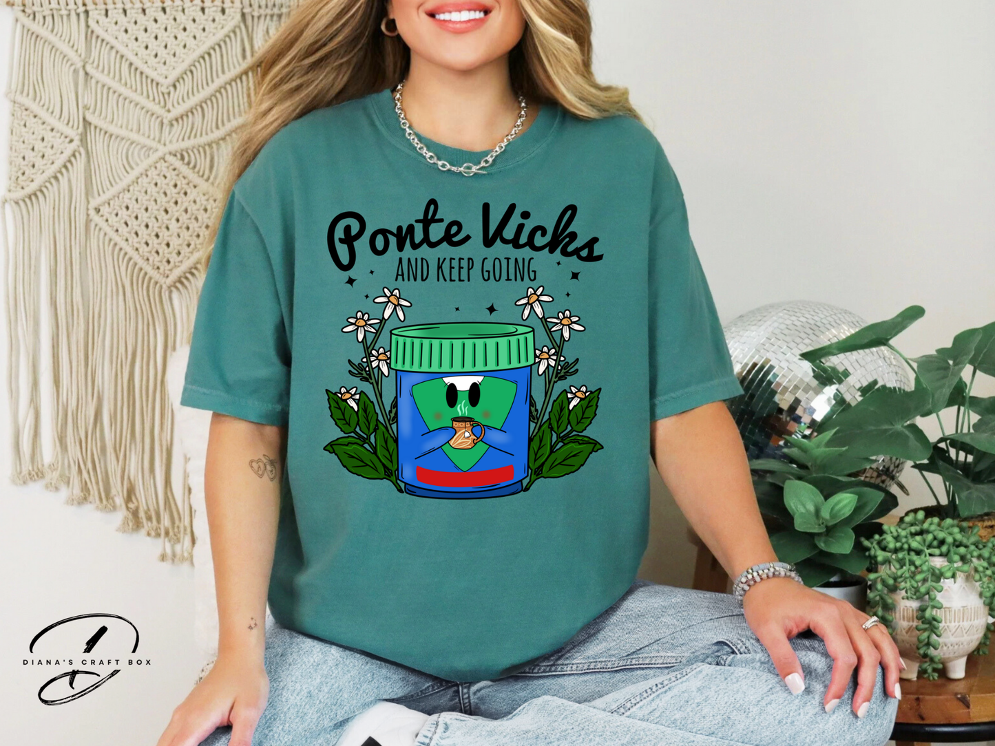 Ponte Vicks and keep going (black font)