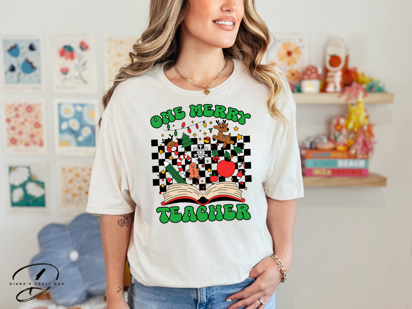 One Merry Teacher T-shirt