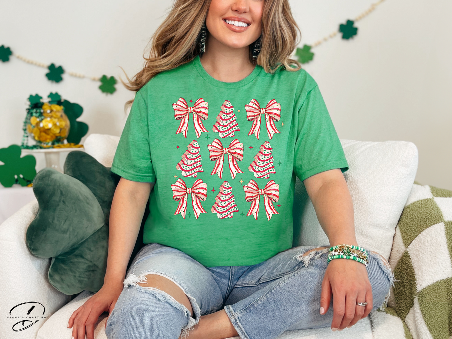 Red Christmas Trees Little Debbies T-shirt