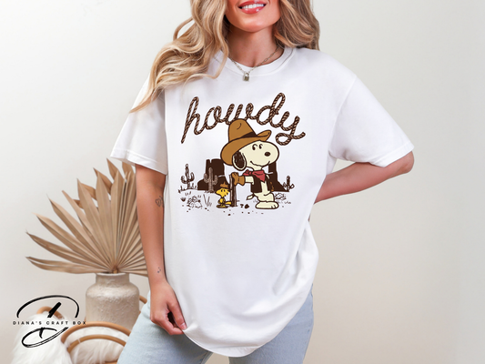 Snoopy Howdy T-shirt