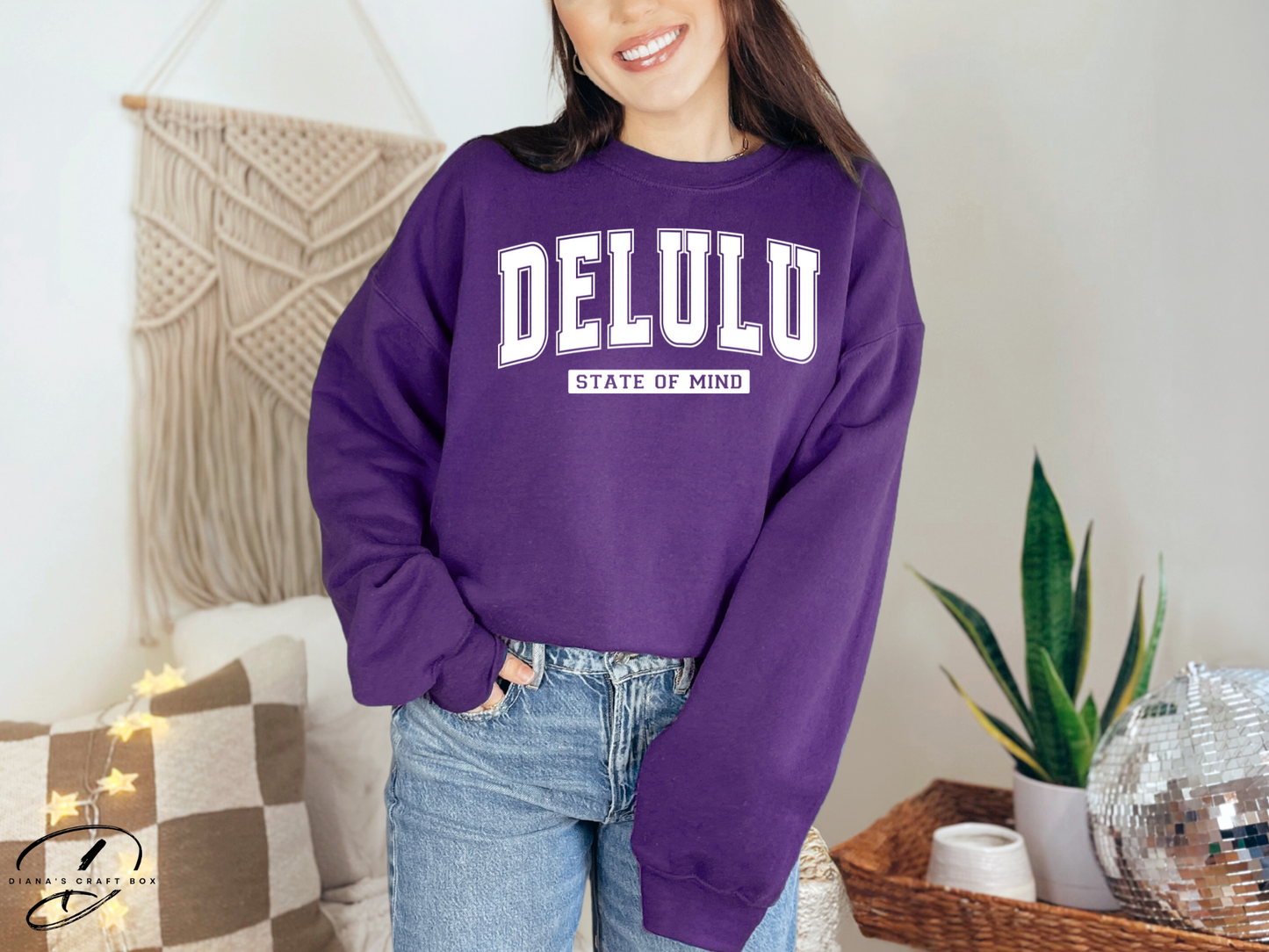 Delulu state of mind sweatshirt