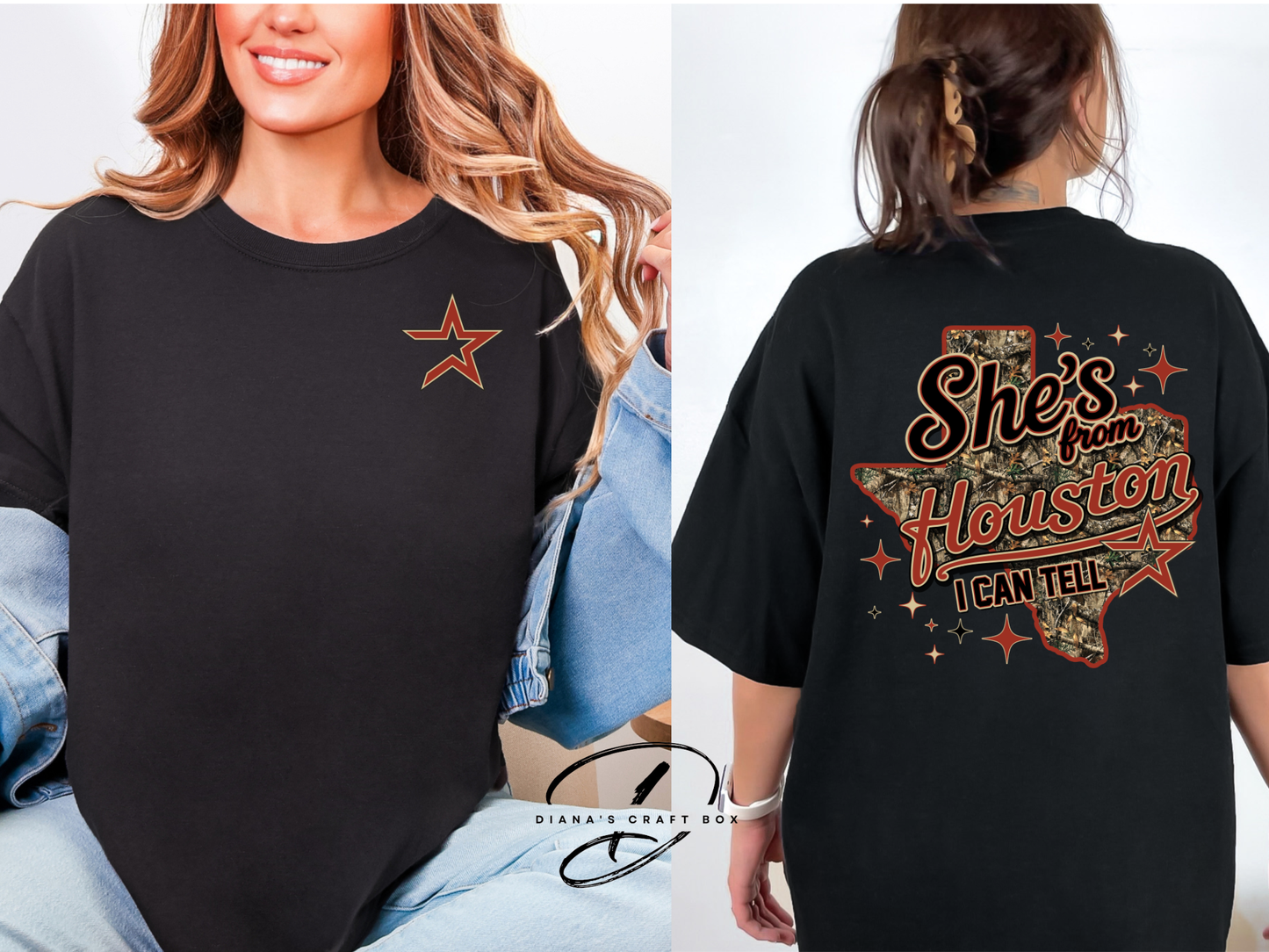 She's from Houston I can tell T-shirt