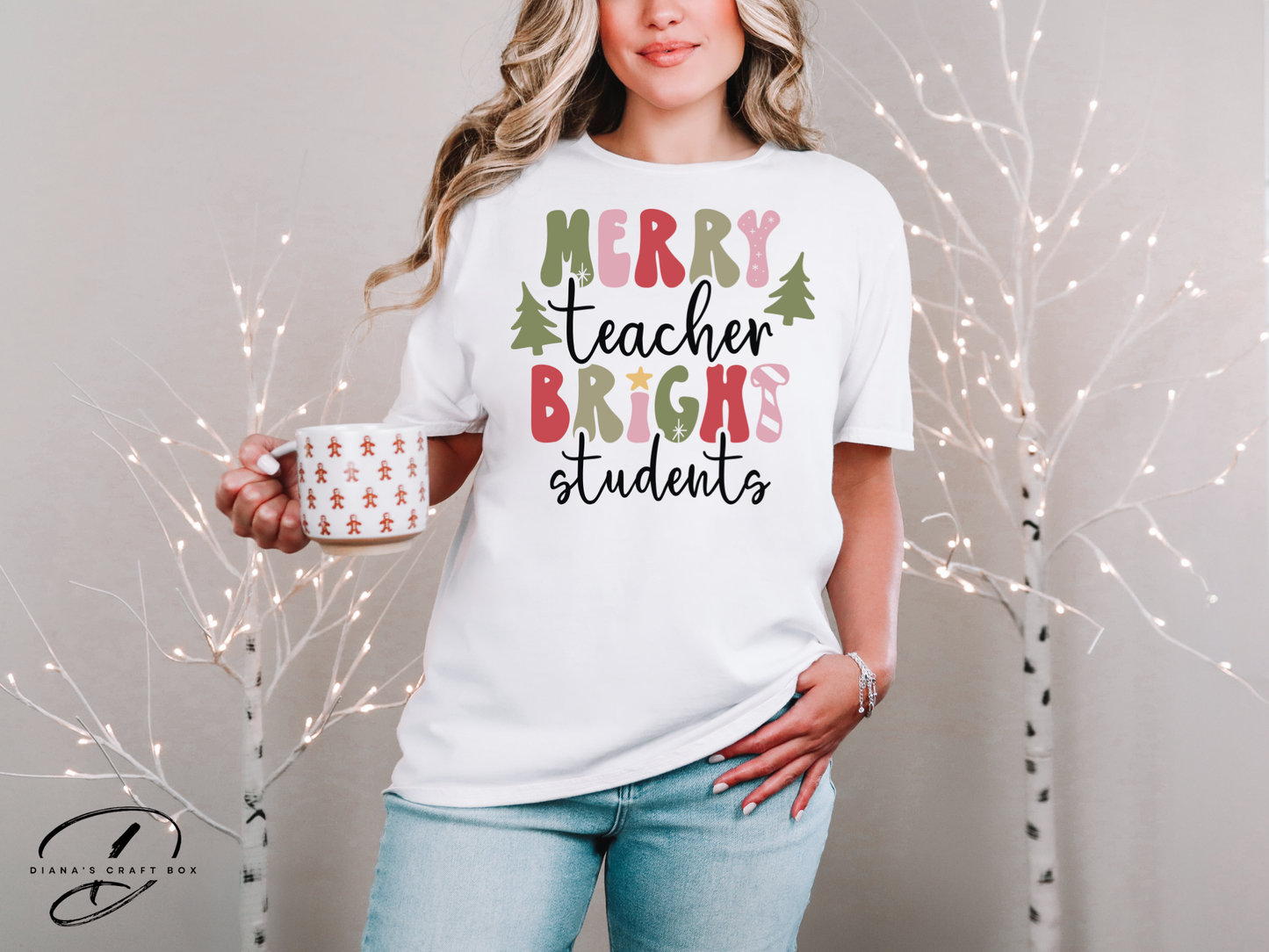 Merry Teacher T-shirt