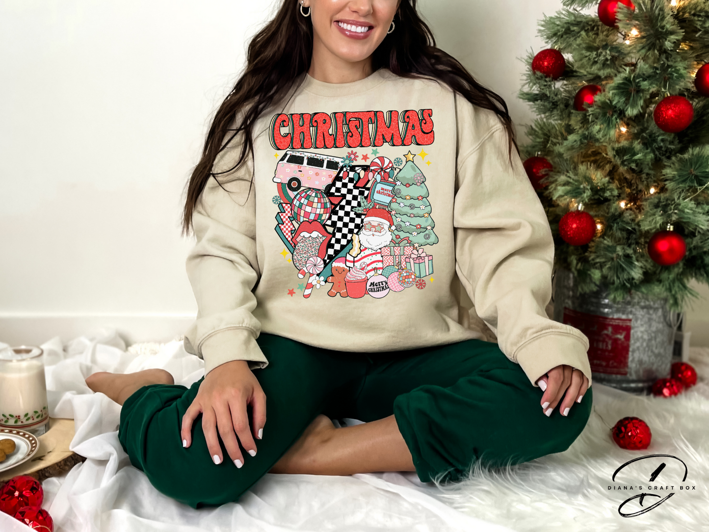 Retro Christmas Sweatshirt