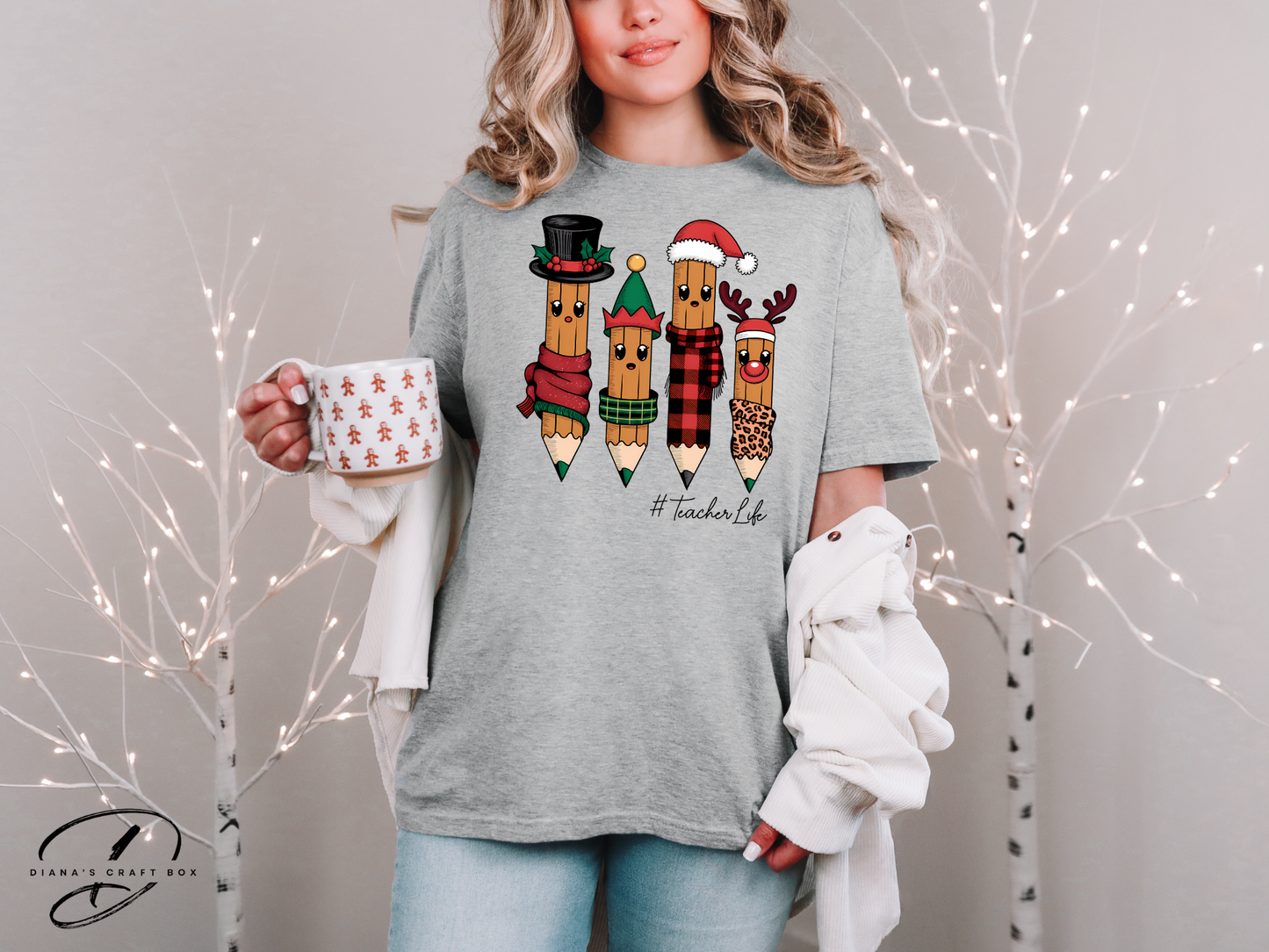 Christmas Teacher life T-shirt