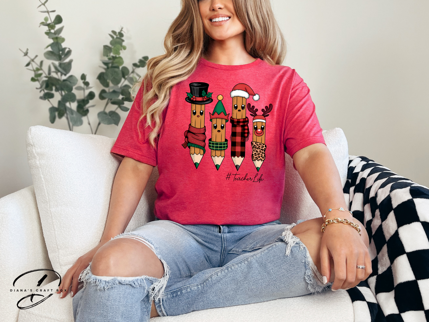 Christmas Teacher life T-shirt