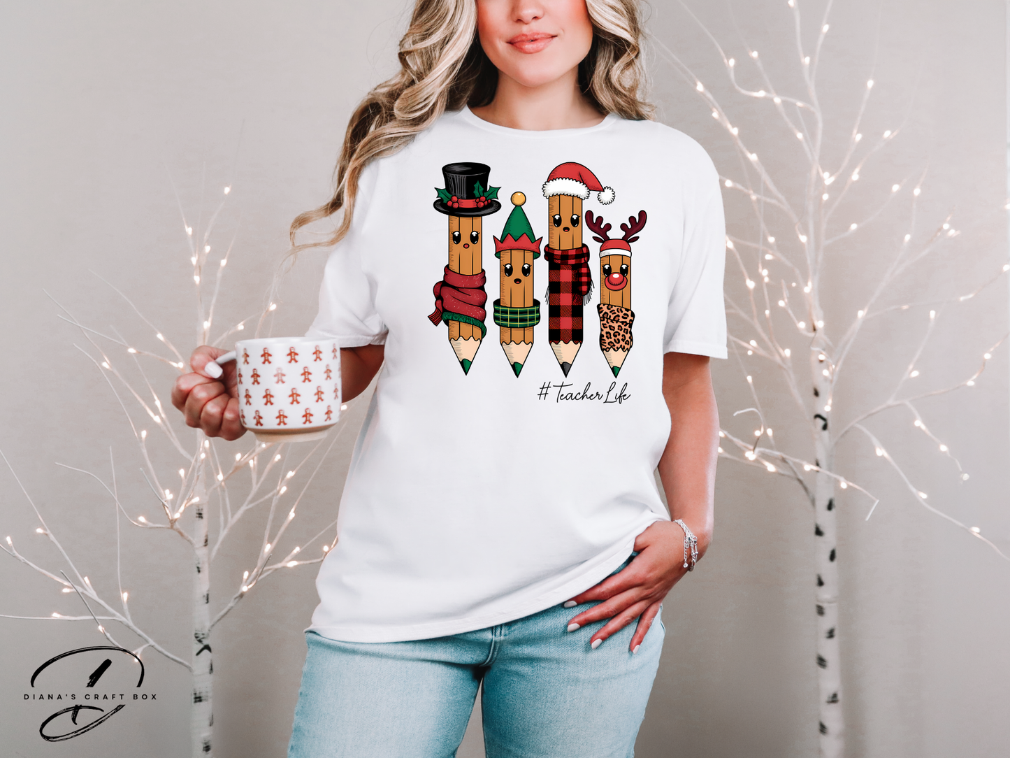 Christmas Teacher life T-shirt