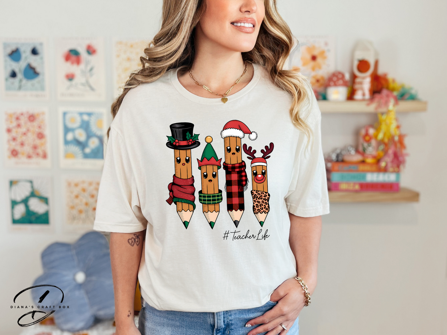 Christmas Teacher life T-shirt