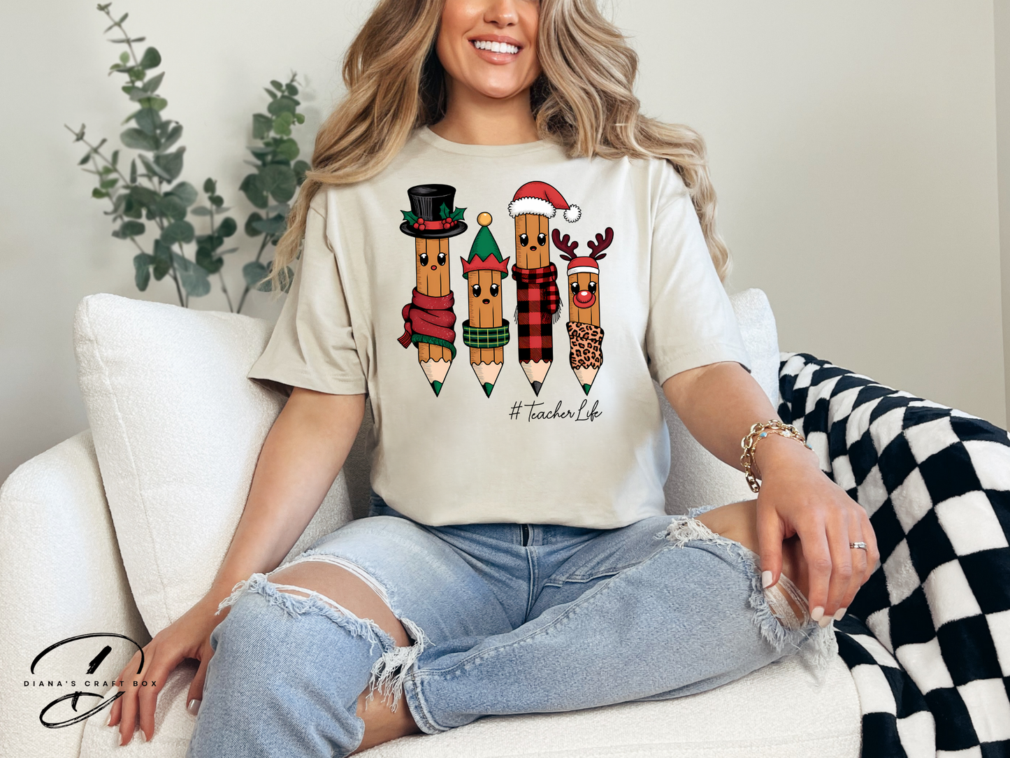 Christmas Teacher life T-shirt