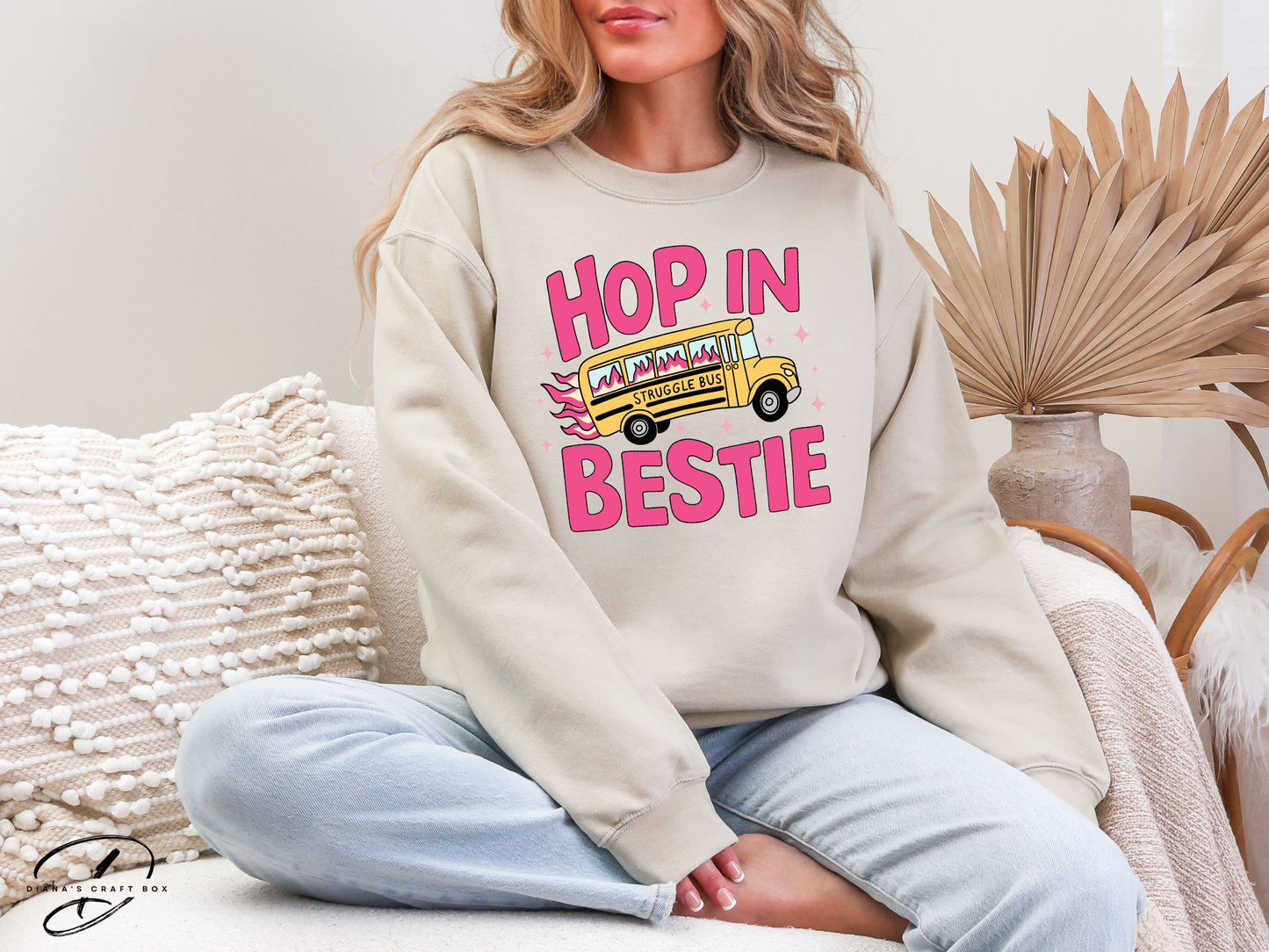 Hop in bestie Sweatshirt