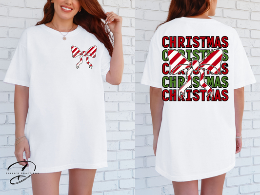 Christmas Bow T-shirt