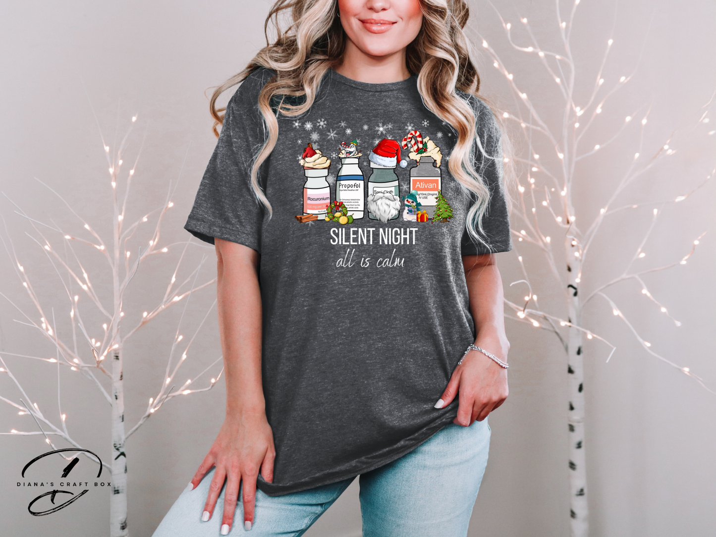 Silent Night (propofol and Ativan) Christmas T-shirt