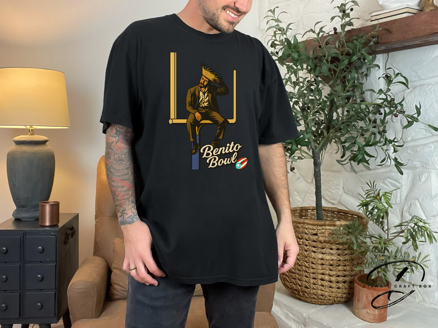Benito Bowl with Puerto Rico Football T-shirt