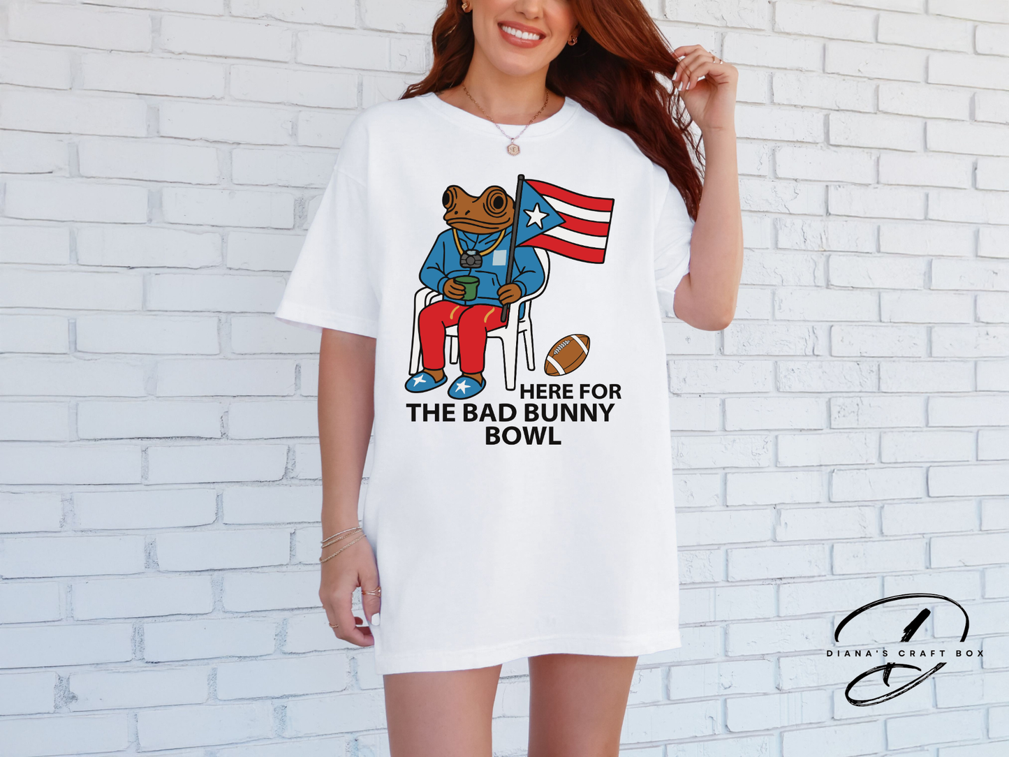 Here for the bad bunny Super Bowl T-shirt