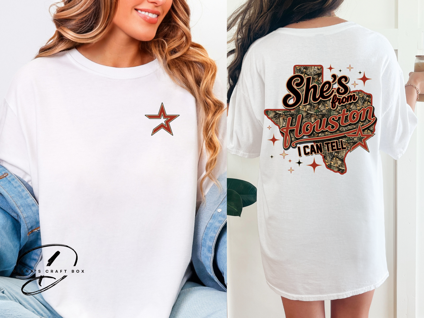 She's from Houston I can tell T-shirt