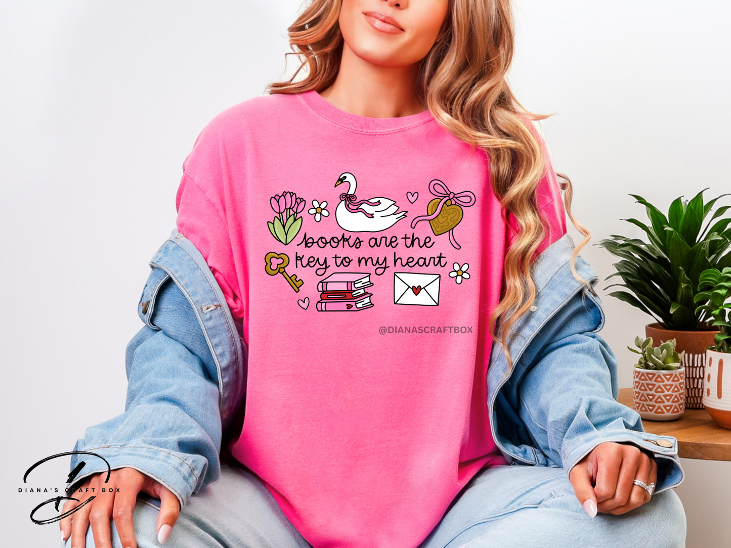 Books are the key to my heart T-shirt