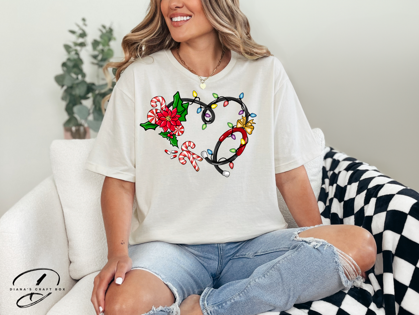 Stethoscope Christmas T-shirt