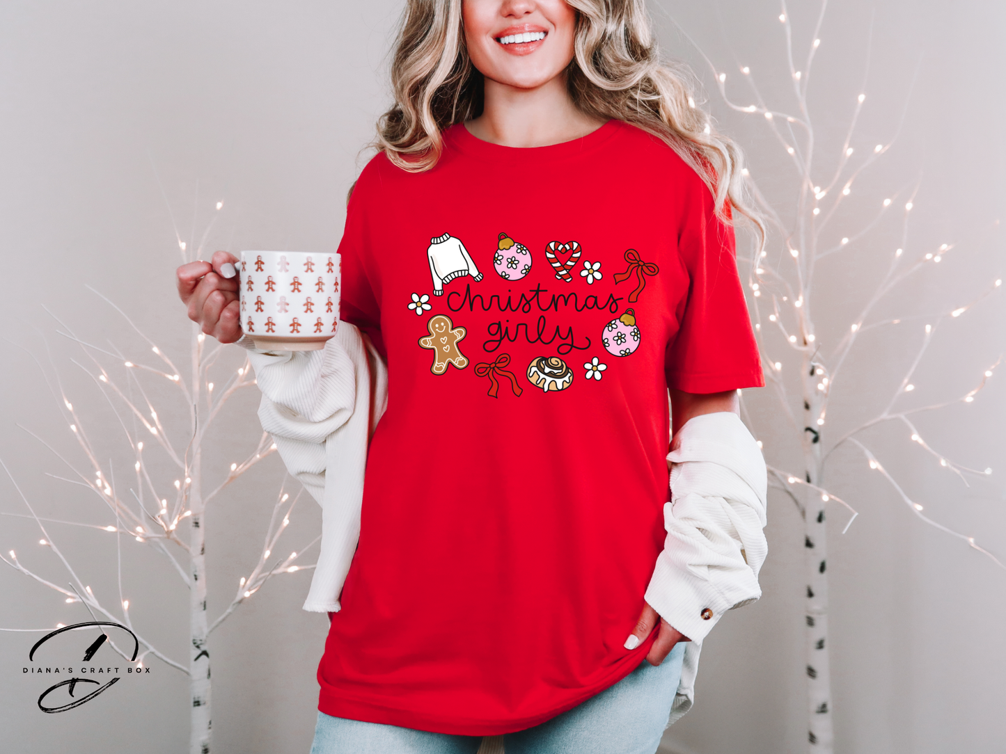 Christmas Girly T-shirt