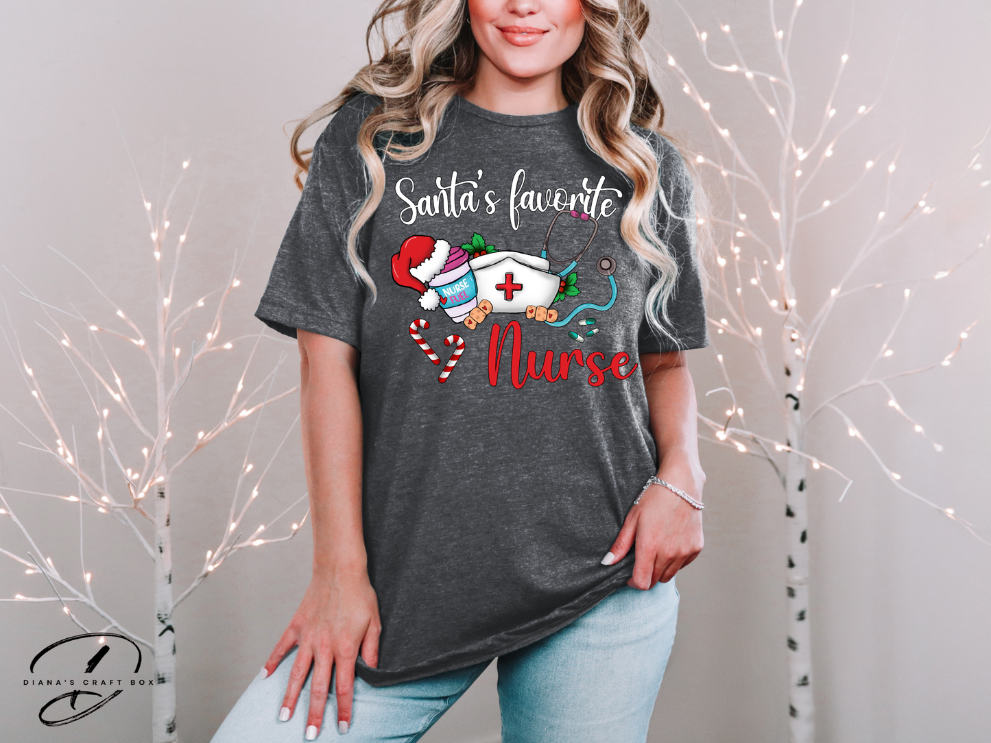 Santa's Favorite Nurse T-shirt