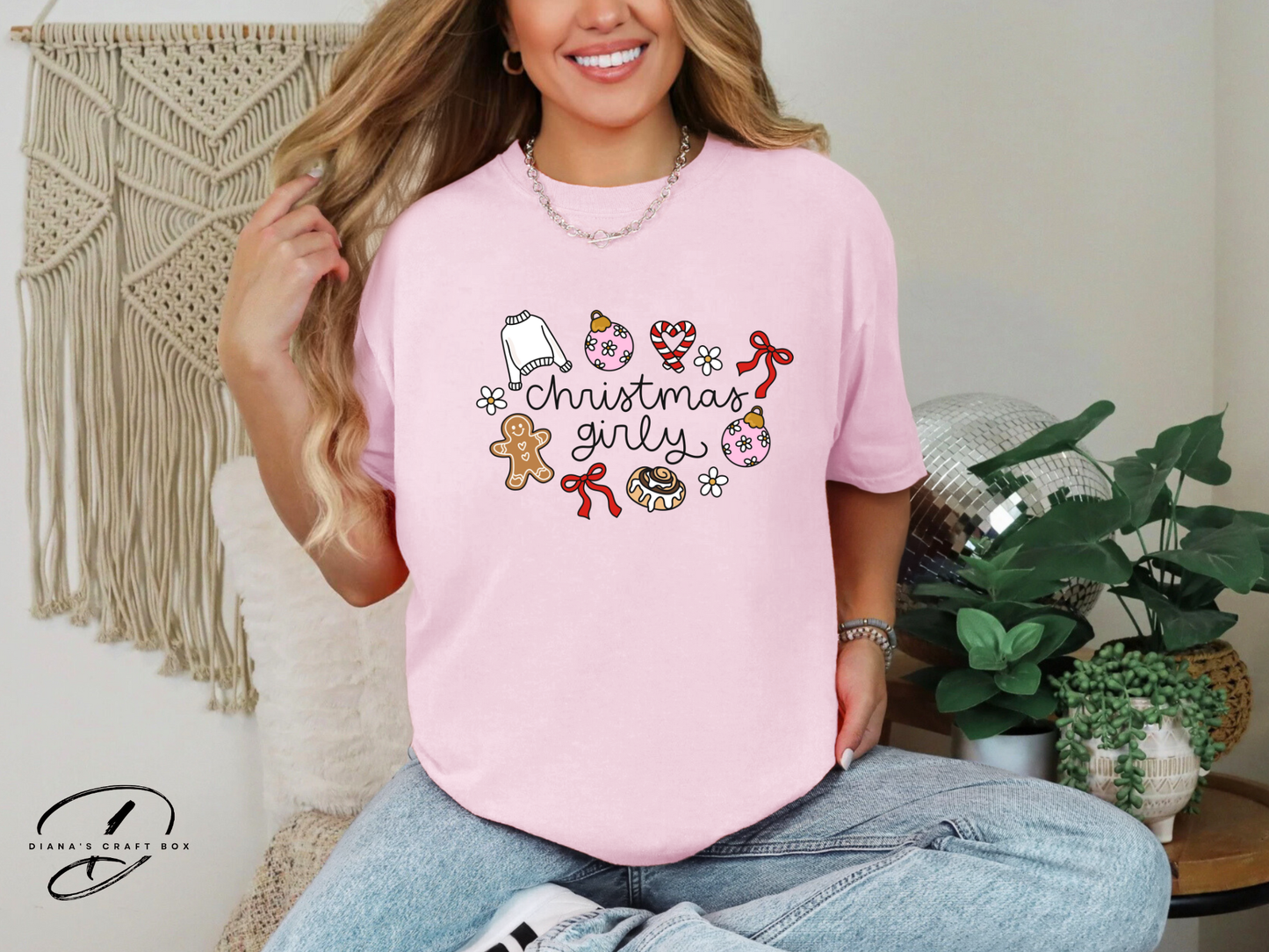 Christmas Girly T-shirt