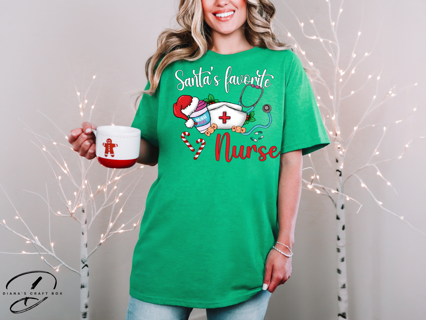 Santa's Favorite Nurse T-shirt