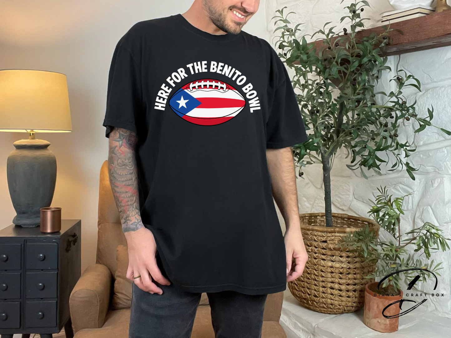 Here for Benito Bowl Football T-shirt