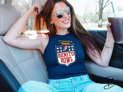 Benito bowl with Pavas Hat Crop Top/ Racer Tank Top