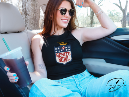 Benito bowl with Pavas Hat Crop Top/ Racer Tank Top