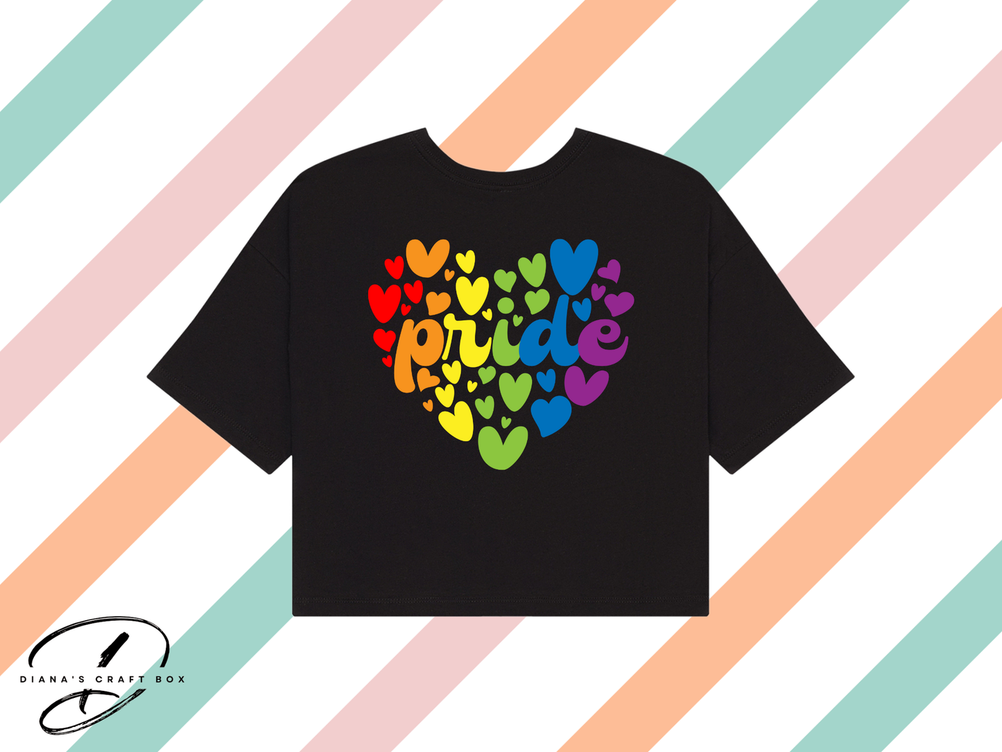 Pride Heart Crop Top