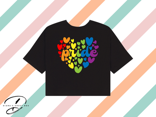 Pride Heart Crop Top