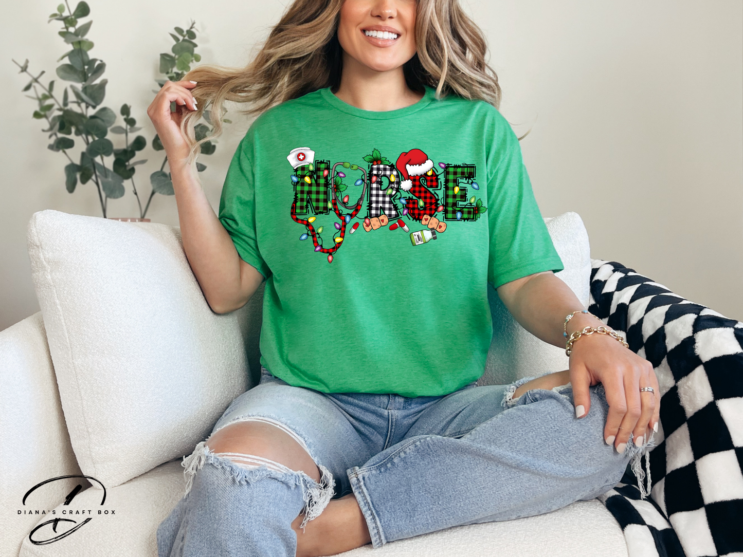 Christmas Nurse T-shirt